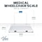 Viva Comfort Medical Wheelchair LCD Digital Scale in Stainless Steel ADI904-03-MK - alternate 1